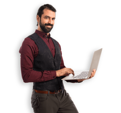 uomo pc portatile business intelligence